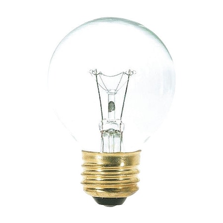 Satco 25 W G18 1/2 Incandescent - Clear - 1500 Hours - 180L - Medium Base - 120V S3887
