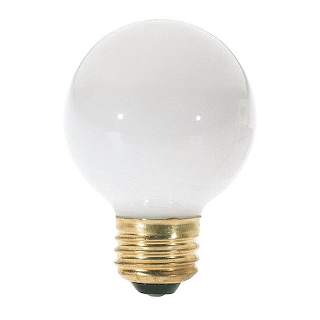 Satco 25 W G18 1/2 Incandescent - Gloss White - 1500 Hours - 160L - Medium Base - 120V S3827
