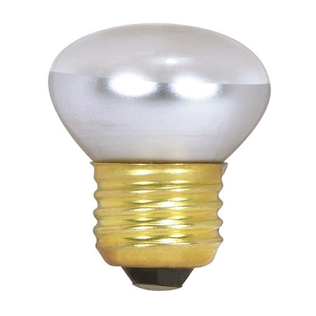 SATCO 25 W R14 Stubby Incandescent - Clear - 1500 Hours - 135L - Medium Base - 120V S3601