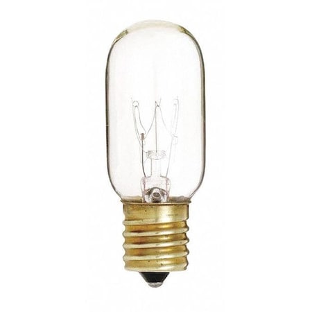 Satco Bulb, Incandescent, 25W, T8, Intermediate Base, Sign & Indicator S4720