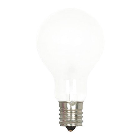 Satco 40 W A15 Incandescent - Frost - Appliance Lamp - 1000 Hours - 420L - Intermediate Base - 120V - 2PK S2745