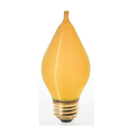Satco 40 W C15 Incandescent - Spun Amber - 4000 Hours - Medium Base - 120V - Carded S2716