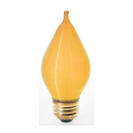 Satco 40 W C15 Incandescent - Spun Amber - 4000 Hours - Medium Base - 120V S3416