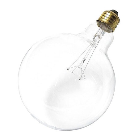Satco 40 W G40 Incandescent - Clear - 4000 Hours - 300L - Medium Base - 120V S3011