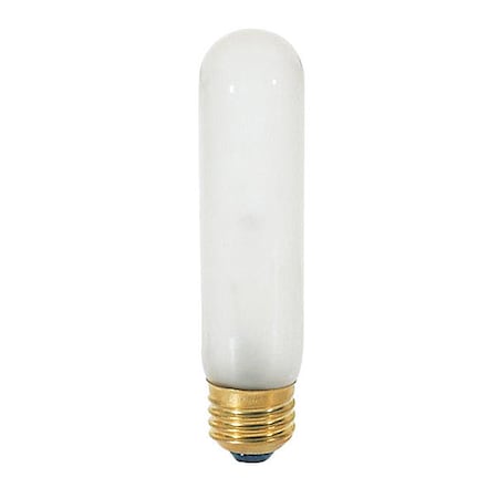 Satco Bulb, Incandescent, 40W, T10, Medium Base, Tubular S3703