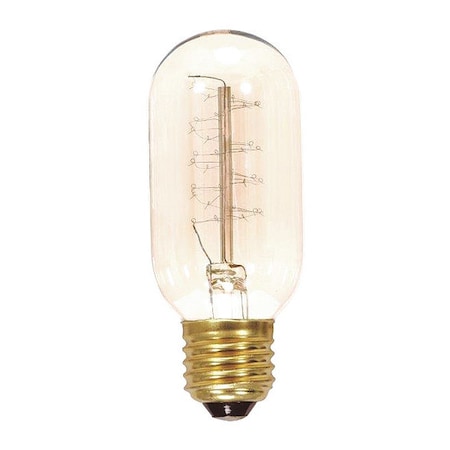 Satco 40 W T14 Incandescent - Clear - 3000 Hours - 160L - Medium Base - 120V S2416