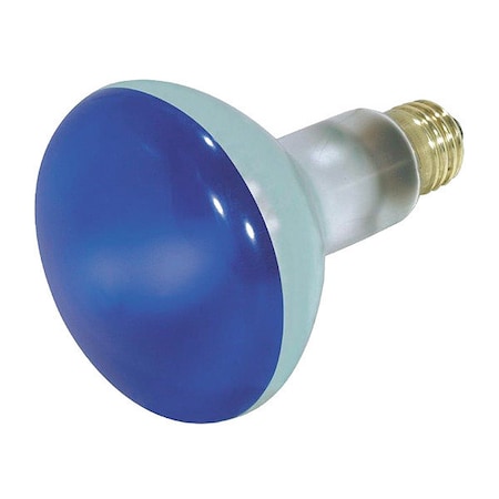 Satco 75 W BR30 Incandescent - Blue - 2000 Hours - Medium Base - 130V S3228