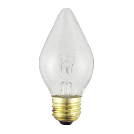 Satco 60 W C15 Incandescent - Clear - 4000 Hours - Medium Base - 120V - Shatter Proof S4535