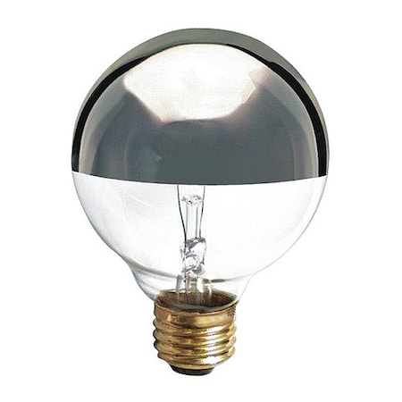 Satco Bulb, Incandescent, 60W, G25, Medium Base, Globe Light S3862