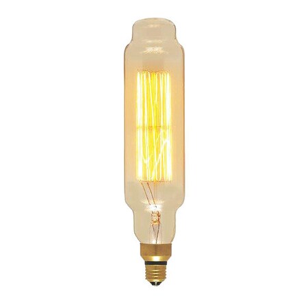 Satco 60 W T24 Incandescent vintage style - Amber - 2000 Hours - Medium Base - 120V S2430