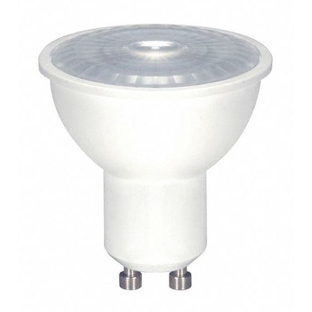 Satco 6.5W, Bulb, LED, 6.5W, MR16, Sub Minature 2 Pin GU, , MR16, Warm White Temp. White, Dimmable S8589