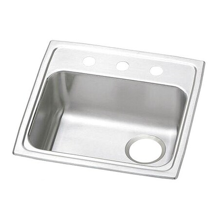 Elkay Pacemaker 20G 19.5' X 19' X 5.5' Single Bowl TMt Kitchen Sink SS PSRADQ191955ROS4