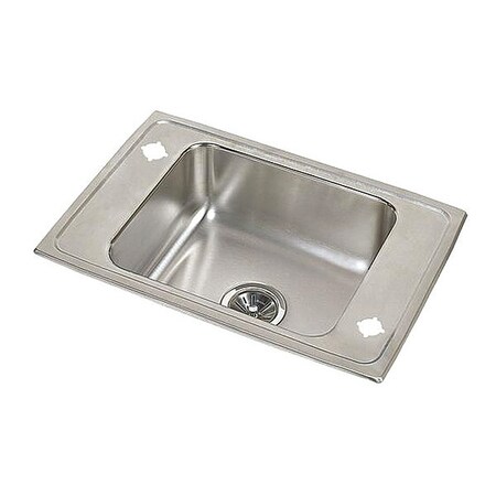 Elkay Pacemaker 20G 25' X 17' X 4' Single Bowl TMt Sink SS PSDKADQ2517402