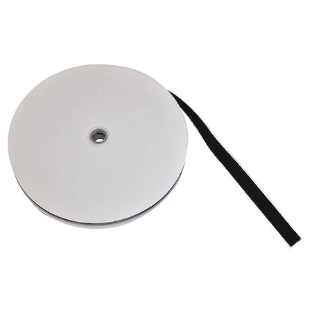 Halco Usa Reclosable Fastener, 25 yds, Black 191051