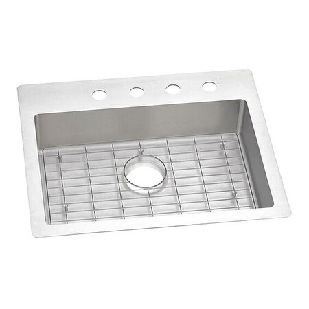 Elkay Crosstown 18G 25' X 22' X 6' 1Bwl Dual Mount Kitchen Sink Kit Sa ECTSRAD25226BG0