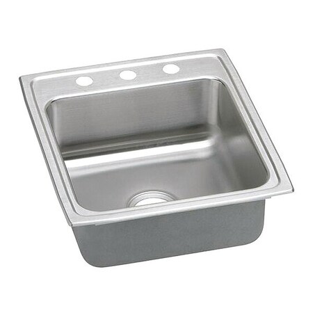 Elkay Gourmet 18G 19.5' X 22' X 4.5' Single Bowl TMt Kitchen Sink SS LRADQ2022453