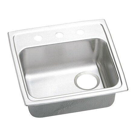 Elkay Gourmet 18G 19' X 18' X 6' Single Bowl TMt Kitchen Sink SS LRADQ191860R3