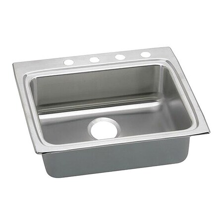 Elkay Gourmet 18G 25' X 22' X 6' Single Bowl TMt Kitchen Sink SS LRADQ2522605