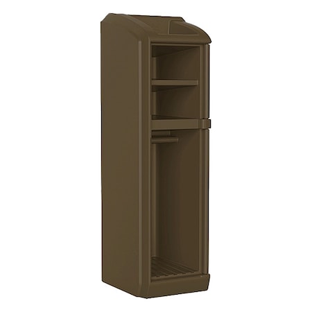 Cortech Locker, 26 in W, 26 in D, 78 1/2 in H, Brown 7200BN