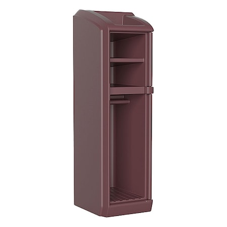 Cortech Locker, 26 in W, 26 in D, 78 1/2 in H, Burgundy 7200BY