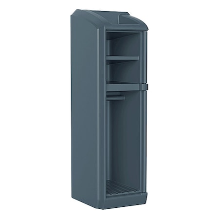 Cortech Locker, 26 in W, 26 in D, 78 1/2 in H, Gray 7200GY