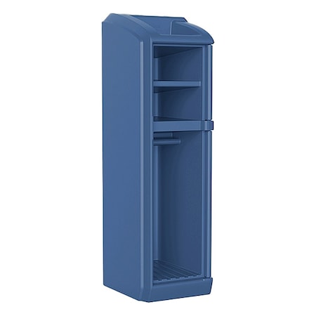 Cortech Locker, 26 in W, 26 in D, 78 1/2 in H, Midnight Blue 7200MB