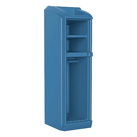 Cortech Locker, 26 in W, 26 in D, 78 1/2 in H, Slate Blue 7200SB