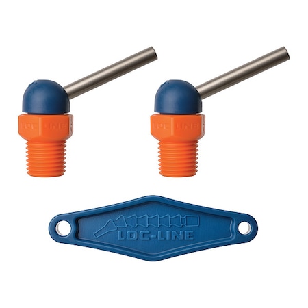 Loc-Line Nozzle, CT Style, 0.160in.dia, PK2 72075