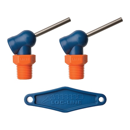 Loc-Line Nozzle, XR Style, 0.117in.dia, PK2 72091