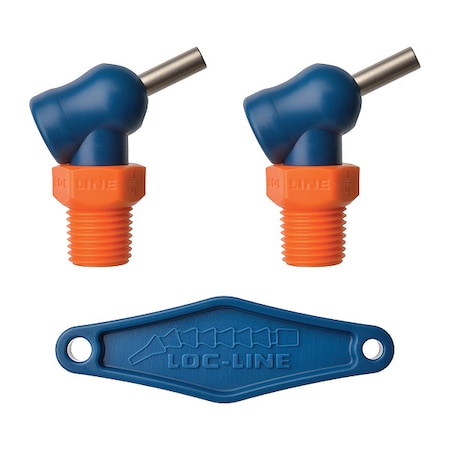 Loc-Line Nozzle, XR Style, 0.160in.dia, PK2 72094