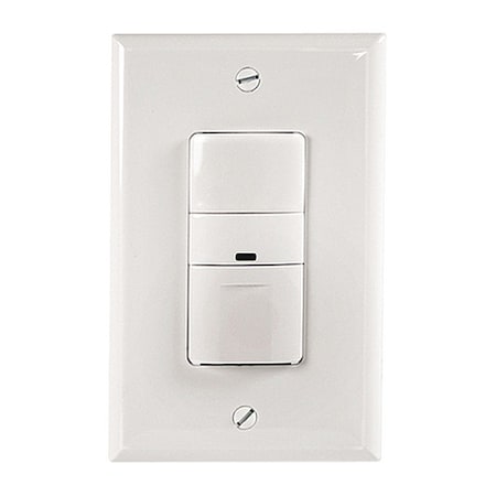 Greengate Pir Wall Switch 120/277V Auto/Man W OSW-P-1001-MV-W