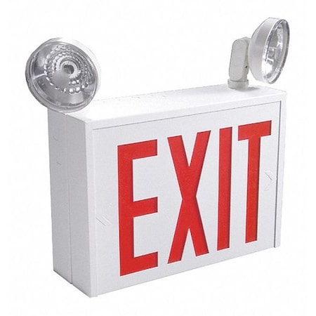 Atlite - Emergency Conv Combo Led Exit/Emergency, Steel XLCNY8L-2/3