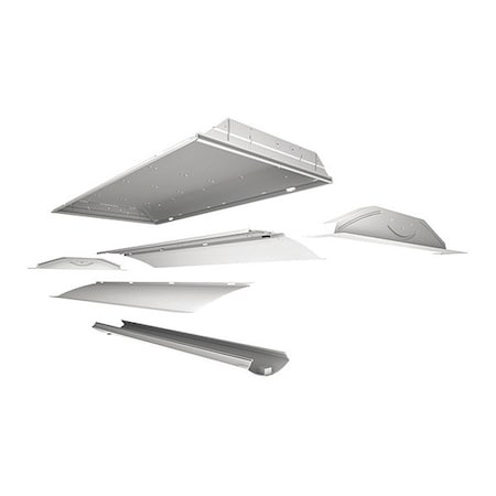 Metalux A Lens Led Tr 6400 Lum 40K 0-10V Dimm, 2 24CZRK-LD4-40-UNV-L835-CD1-U