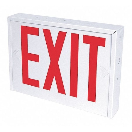 Atlite - Emergency Ny Led Exit, Stl, Self Powered, Unv Face RXSN8RU