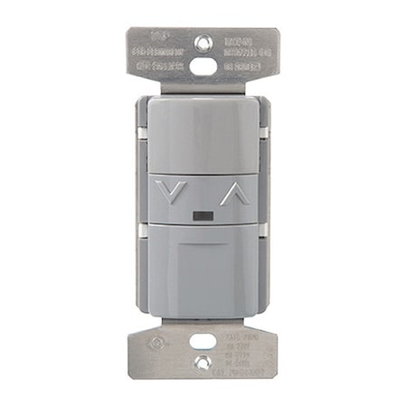 Greengate Occ Sensor Dimmer 0-10V, Multi Volt, Grey OSW-P-010-G