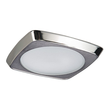 Halo Squircle Frost Glass Lens, Metal Trim, 5230 5230PN