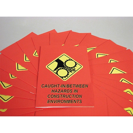 Marcom Caught-In/Between Hazards in Const. Environments Employee Booklet, PK15 B0002760EX