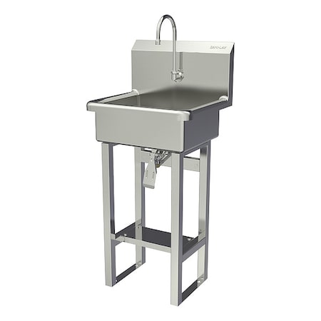 Sani-Lav Wash Station, 20"x17.5"x43.5", SS 725FK1
