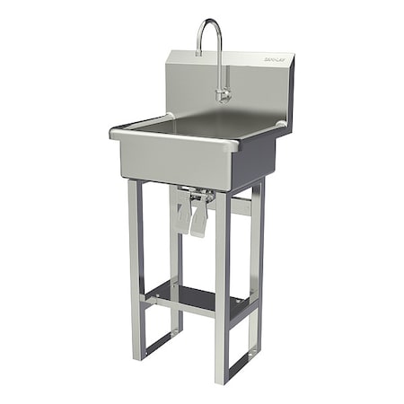 Sani-Lav Wash Station, 20"x17.5"x43.5", SS 725FK2