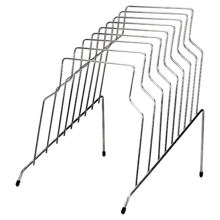 Fellowes File Holder, Silver, Steel, 10 1/8 in W, 12 1/8 in L, 11 4/5 in H, 8 Number of Compartments 72604