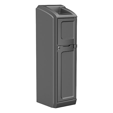 Cortech Locker with Door, 26 in W, 26 in D, 78 1/2 in H, Black 7300BK