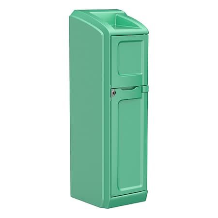 Cortech Locker with Door, 26 in W, 26 in D, 78 1/2 in H, Green 7300GN