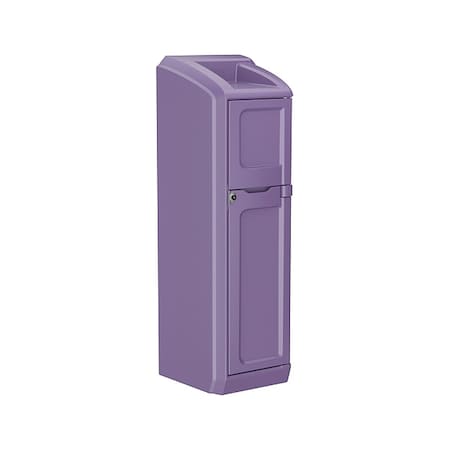 Cortech Locker with Door, 26 in W, 26 in D, 78 1/2 in H, Indigo 7300IG
