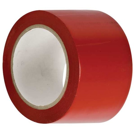 Brady Marking Tape, 3" Size, Red 58251