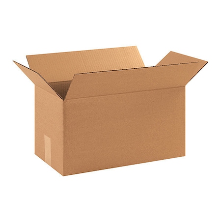 Partners Brand 17 in x 7 in x 7 in Shipping Box, Kraft, Corrugate, Single Wall, 32 ECT, 25 PK 1777