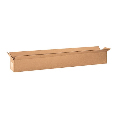 Partners Brand 60 in x 6 in x 6 in Shipping Box, Kraft, Corrugate, Single Wall, 32 ECT, 15 PK 6066