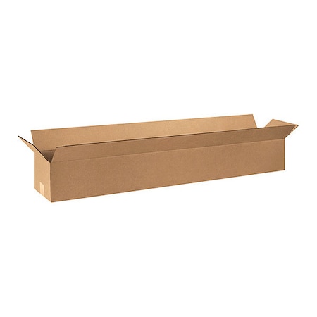 Partners Brand 60 in x 8 in x 8 in Shipping Box, Kraft, Corrugate, Single Wall, 32 ECT, 15 PK 6088