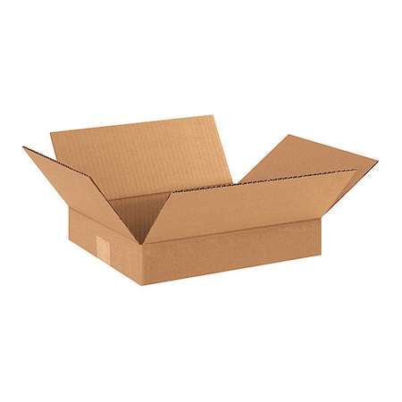 Partners Brand 13 in x 11 in x 2 in Shipping Box, Kraft, Corrugate, Single Wall, 32 ECT, 25 PK 13112