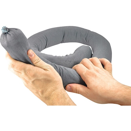 Partners Brand Universal Sorbent Socks, 3 x 48", Medium, Gray, PK40 SORB300