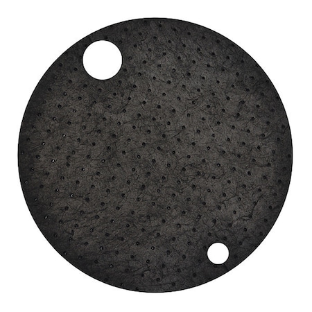 Partners Brand Drum Top Pad, 55 gal. Vol Absorbed per Pkg, 22 in Dia., Universal SORB360